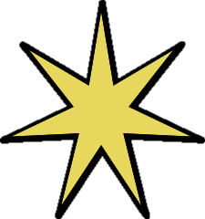yellow star decoration
